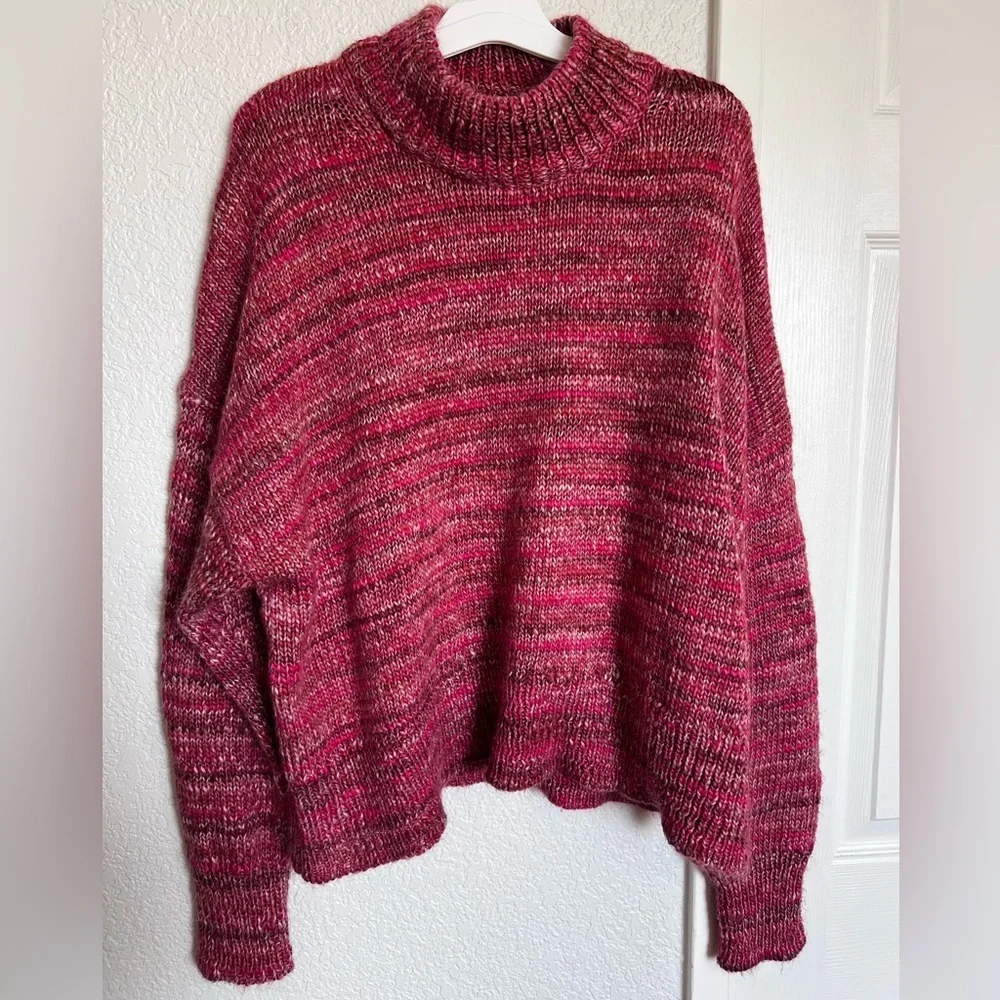 J. Crew Space-dyed Mockneck Sweater